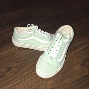 Mint green vans (ON HOLD)